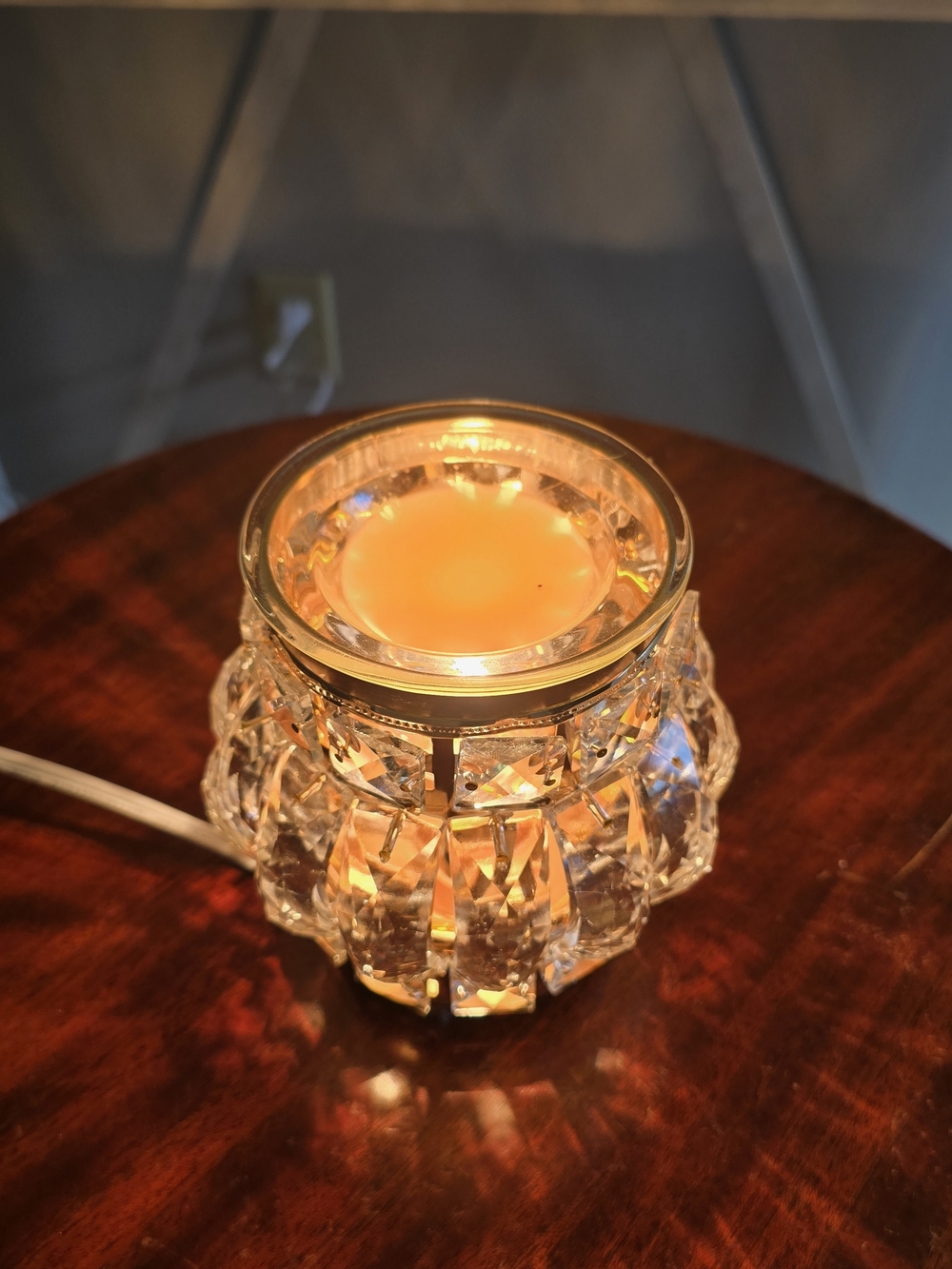 Crystal Electric Wax Warmer - Amber Glow
